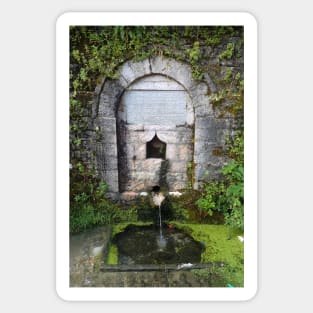 Abandoned Ablutions Fountain Sticker